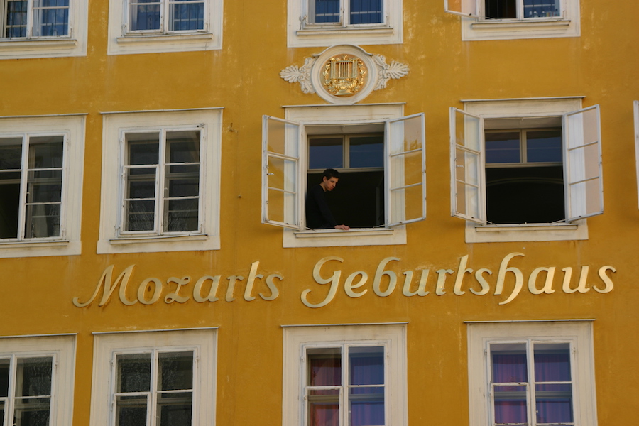 Mozarts Geburtshaus in der Getreidegasse