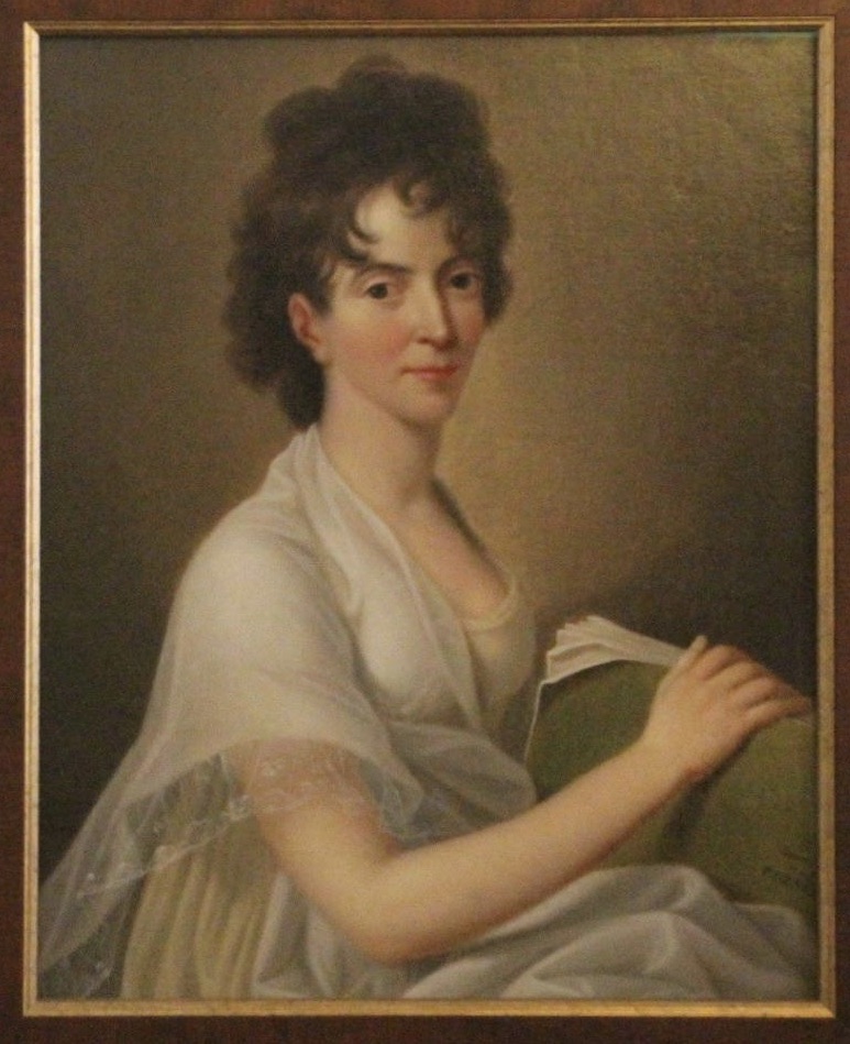 Portrait Konstanze Mozarts von Hans Hansen (1802, Original in Mozarts Geburtshaus)