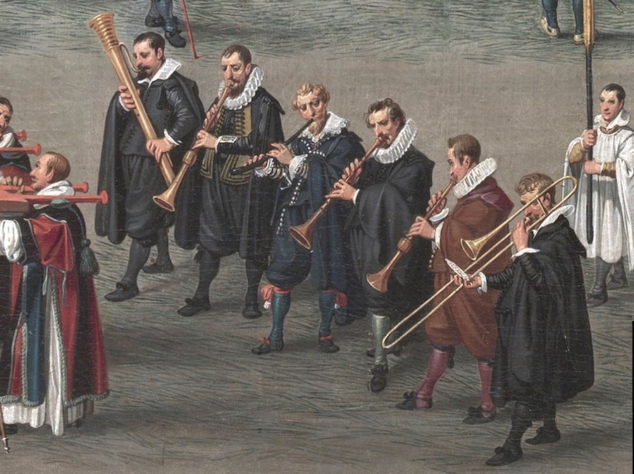 Denis van Alsloot: Prozession zu Ehren Unserer Lieben Frau (Fronleichnamsprozession), Brüssel, 1615