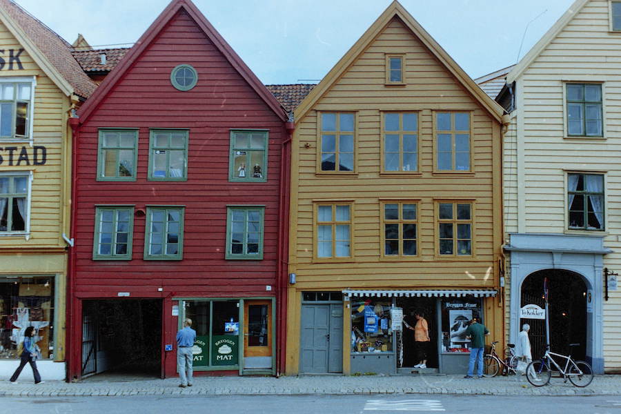 Bryggen, (Foto: Susanne Coburger-Schlu, Sept. 2003)