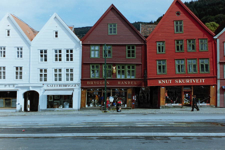 Bryggen, Teilansicht Foto: Susanne Coburger-Schlu 2003