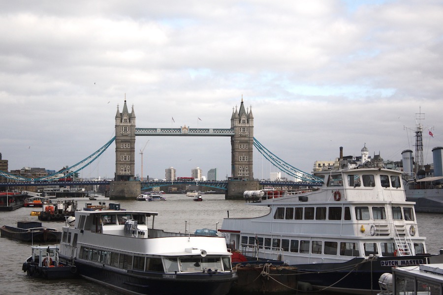Die Tower-Bridge in London - immer noch ein Nadelöhr des Verkehrs