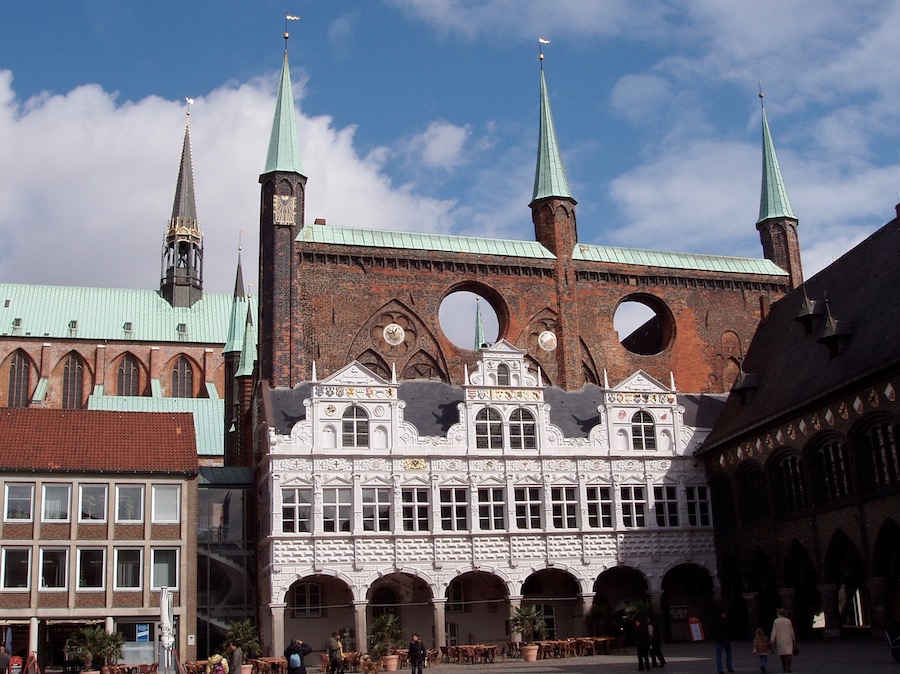 Lübecker Rathaus - die Spuren des Reichtums sind immer noch vorhanden