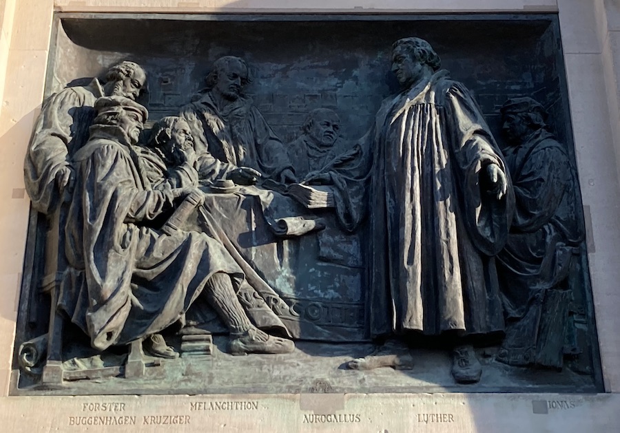 Luther auf dem Reichstag in Worms - Darstellung am Berliner Dom