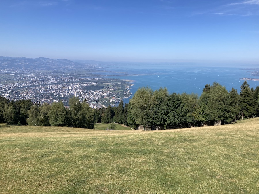 Ausblick vom Pfänder auf den Bodensee