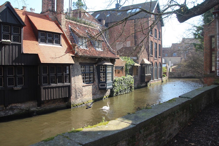 Die Bakkersrei hinter dem Liebfrauendom in Brügge