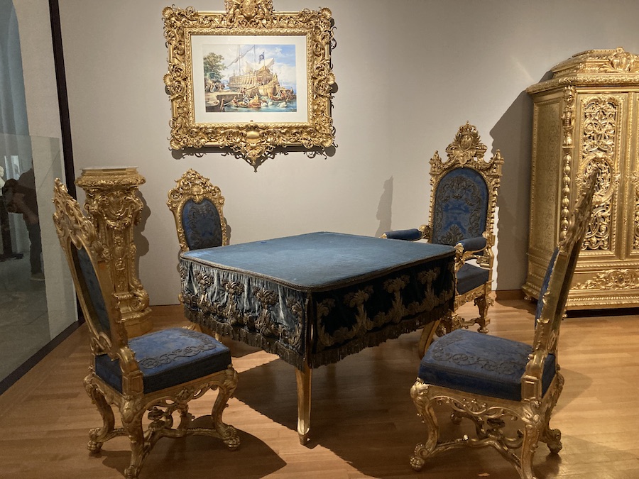 Das Speisezimmer Ludwigs II. aus der Münchner Residenz