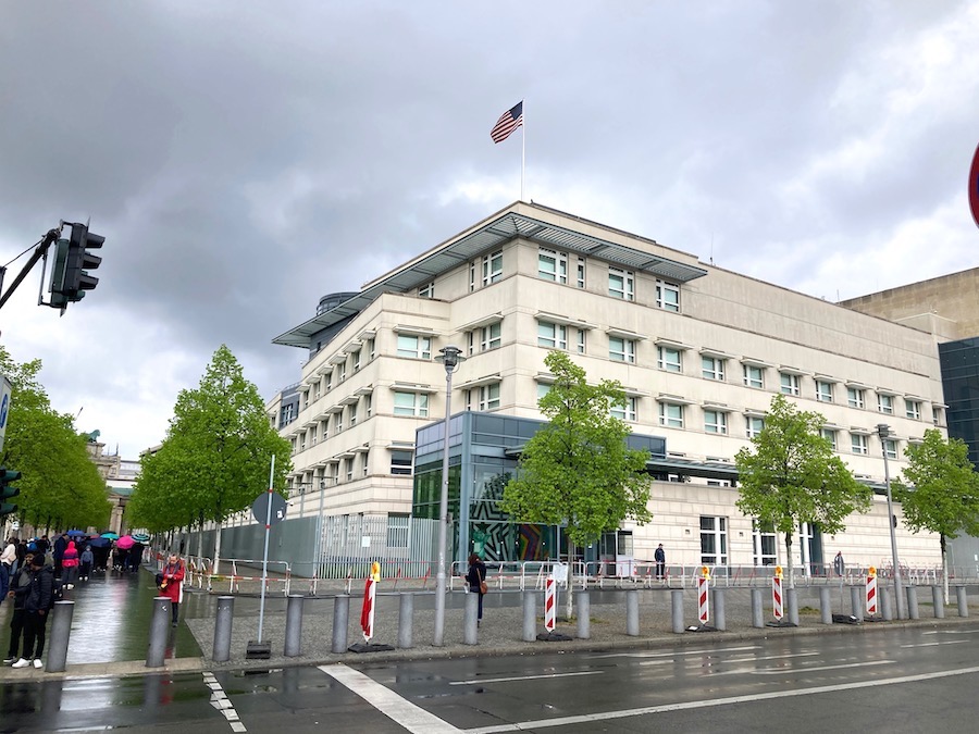 Die amerikanische Botschaft - eine Festung