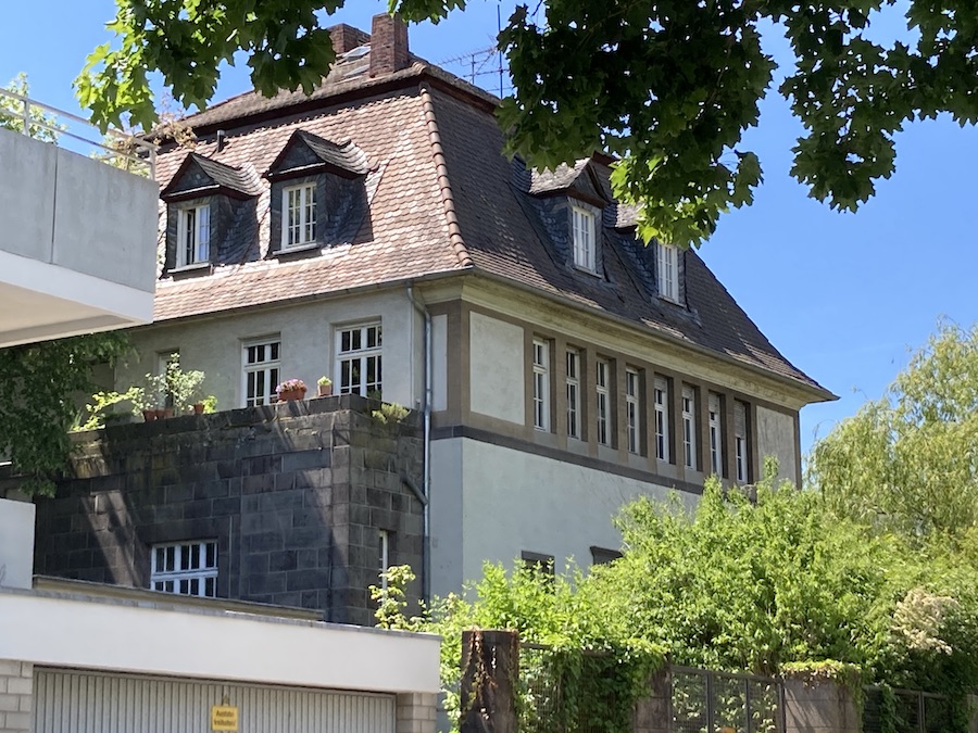 Das Oberhessische Haus am Weg zur Mathildenhöhe