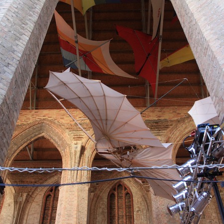 Aufgehängte Flugmaschine Otto Lilienthals