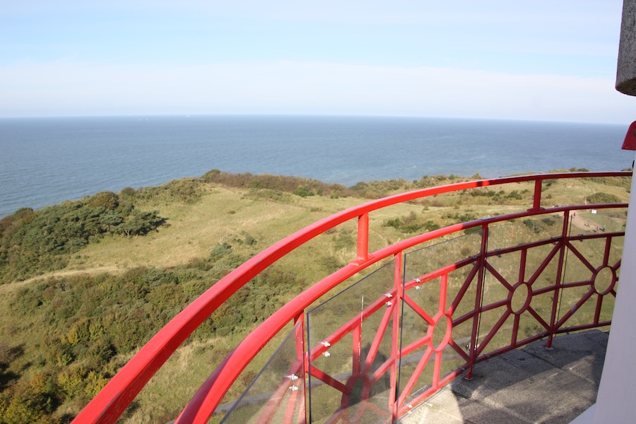 Oben auf dem Leuchtturm von Hiddensee
