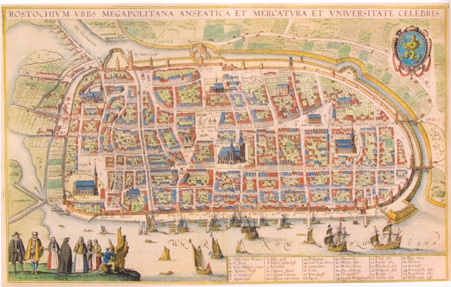 Stadtplan von Wenzel Hollar um 1624