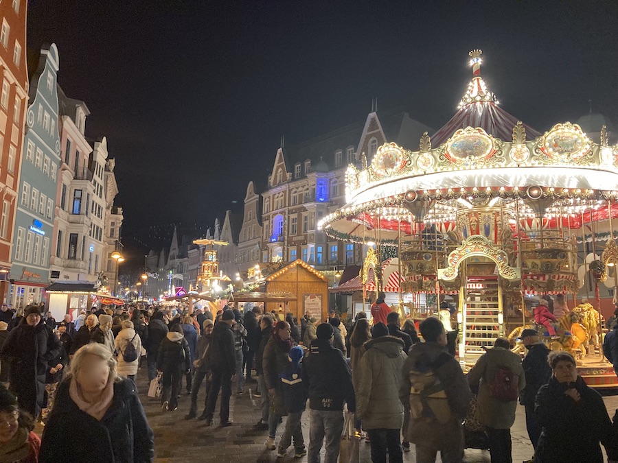 Die Kröpeliner Straße (Kröpi) mit ihren Freßbuden