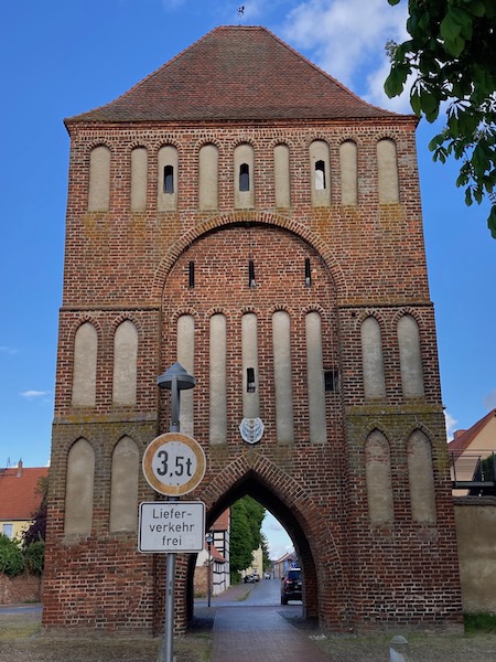 Das Anklamer Tor der Stadt Usedom
