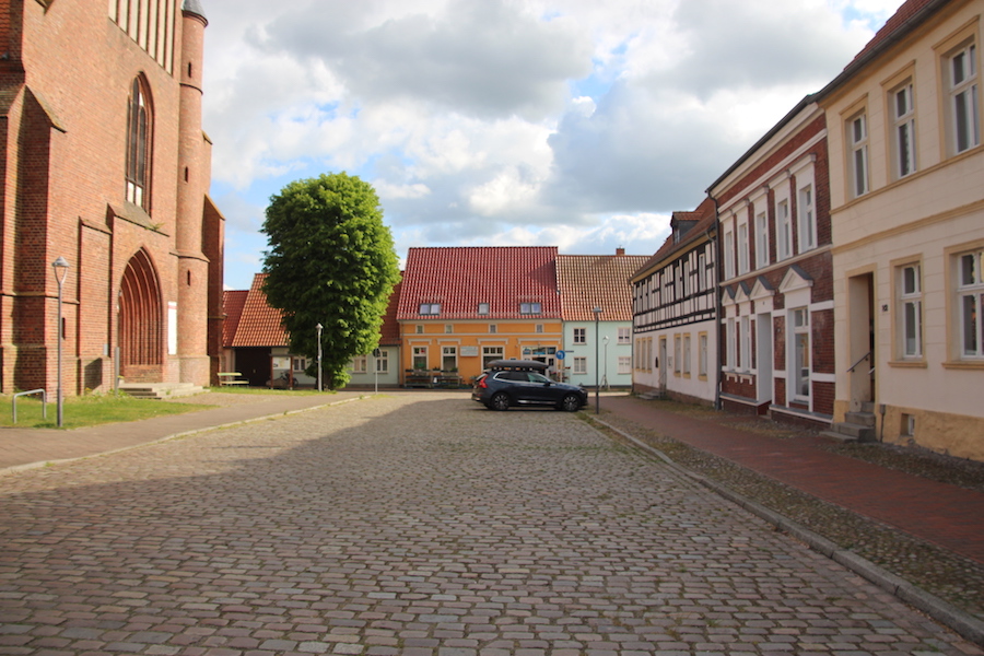 Der Marktplatz in Usedom-Stadt