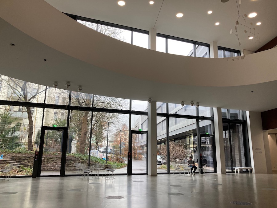 Die Halle ist einer der zentralen Räume des Sprengel