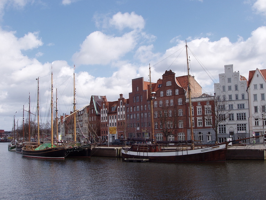 Der alte Hafen am Ende der Mengstraße