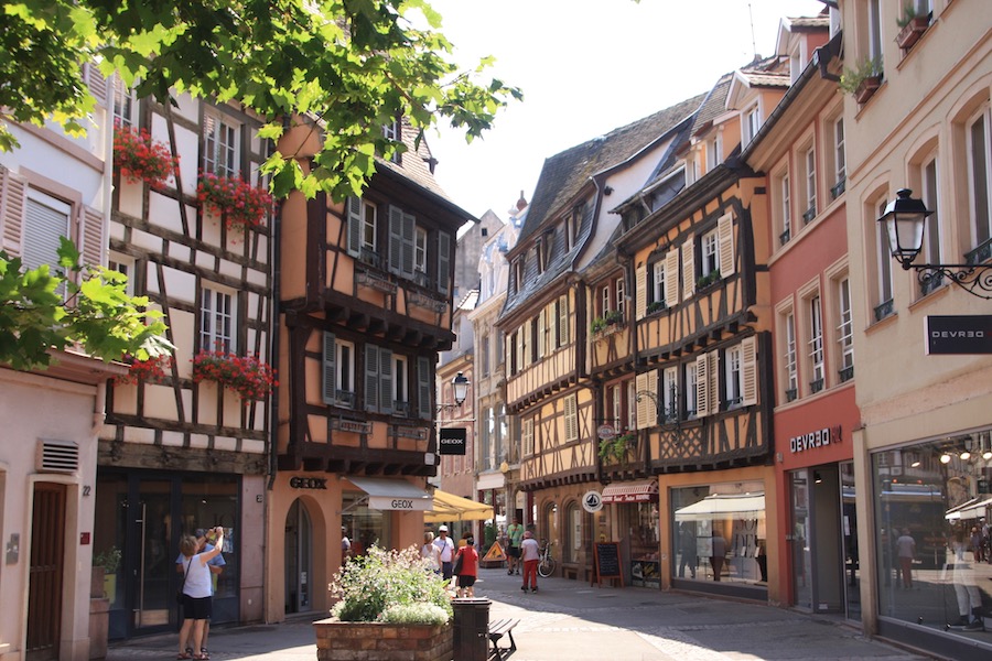 Die Altstadt von Colmar - man kann selten besser essen als im Elsaß