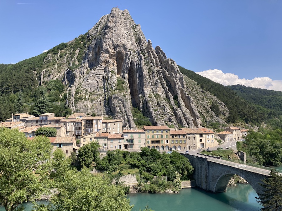 Aussicht auf den Rocher de la Baume