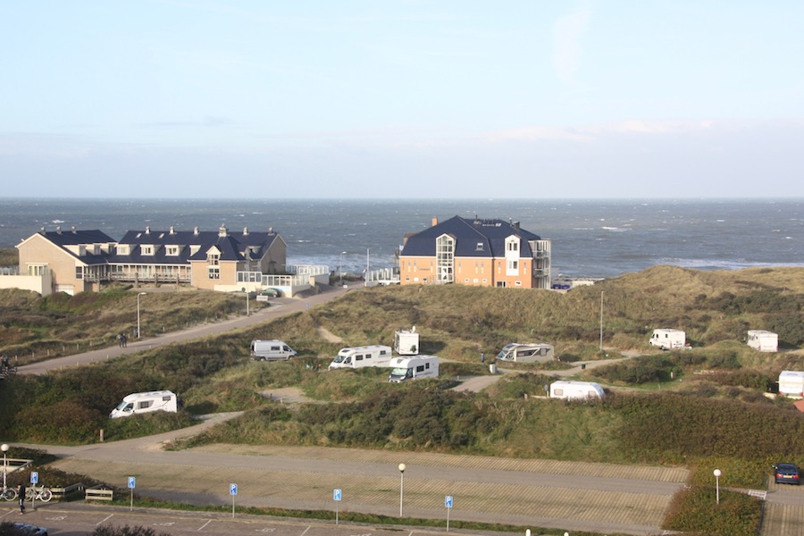 Campingplatz in De Koog in den Dünen (Ausschnitt)