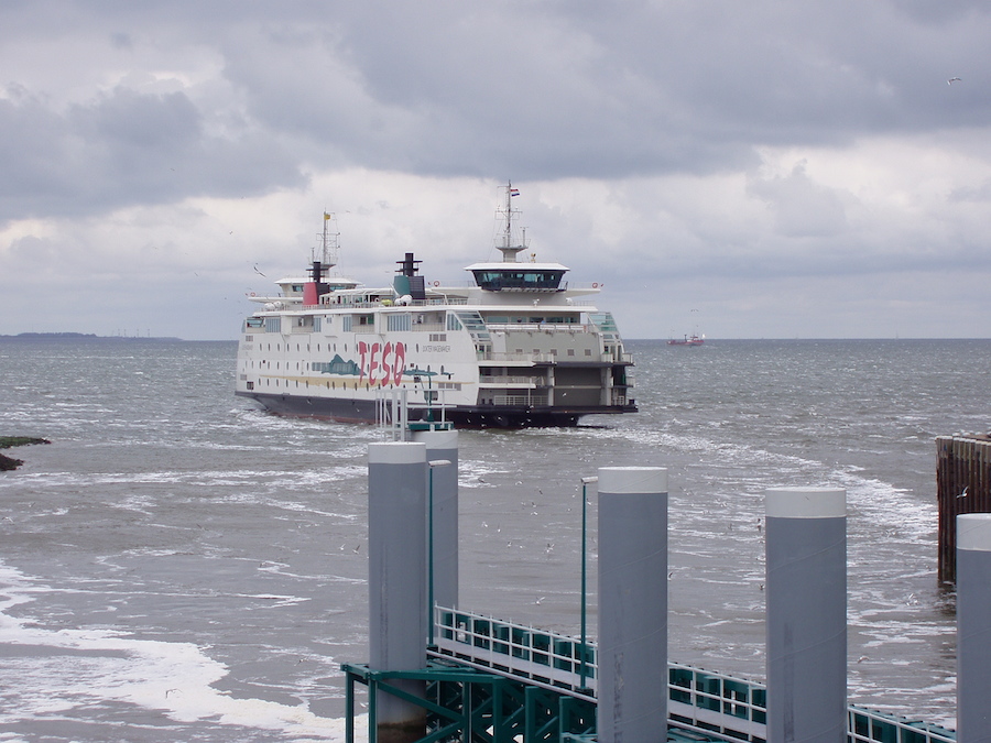Die Fähre auf dem Weg nach Texel